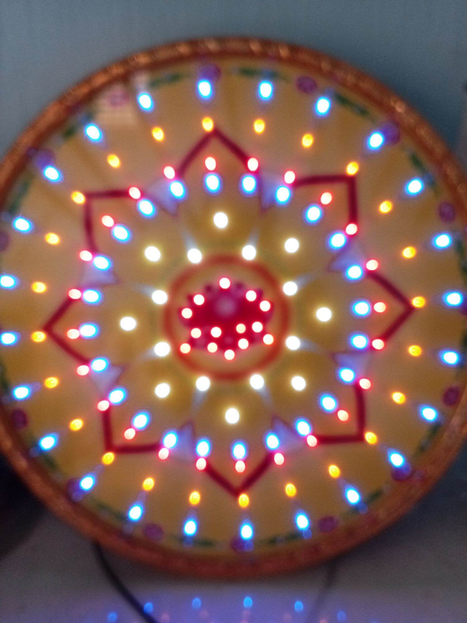 Hào quang led siêu sáng kích thước 22cm . hình hoa sen