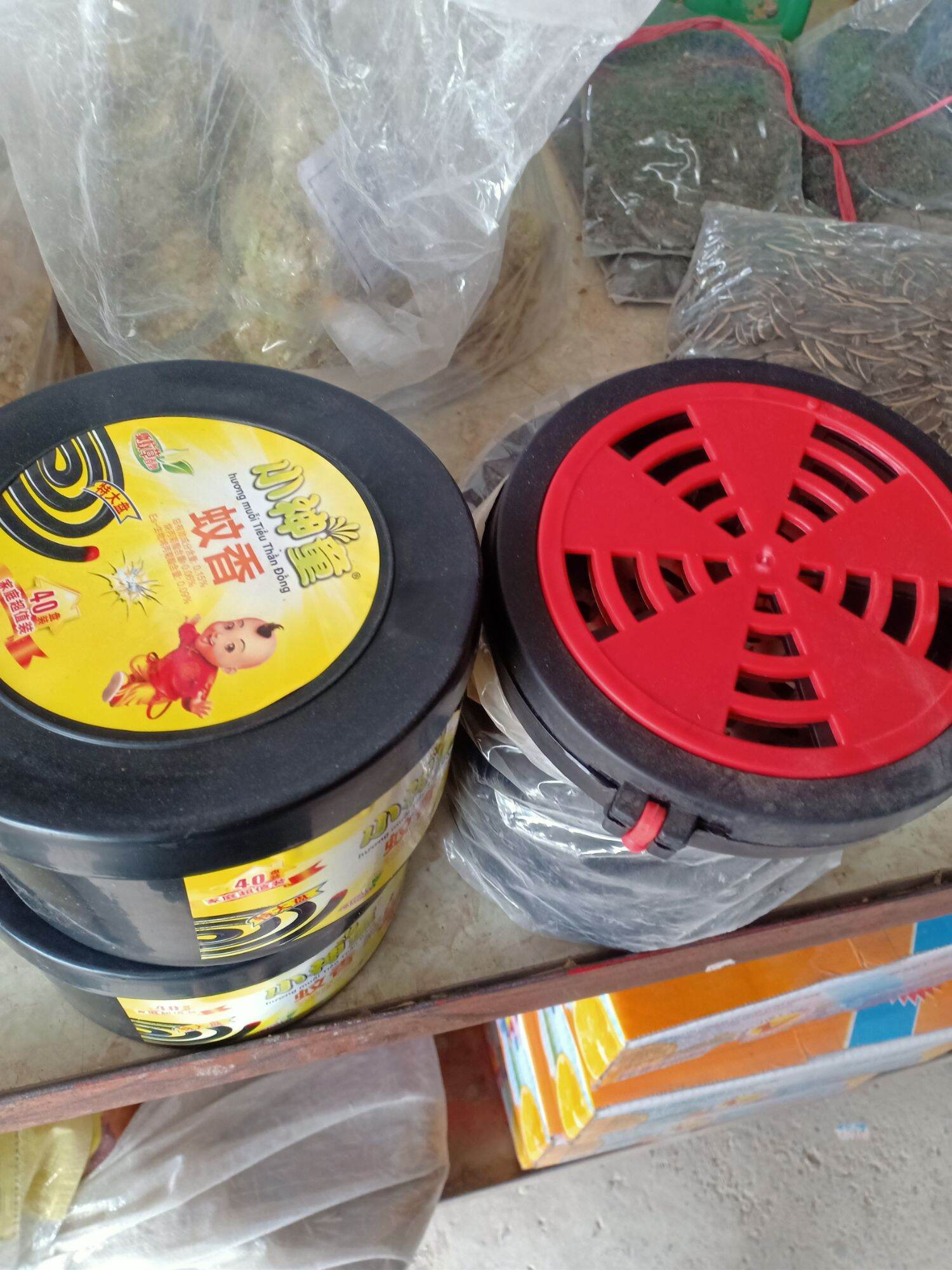 combo 1 thùng khay đựng nhang muỗi 100 cái