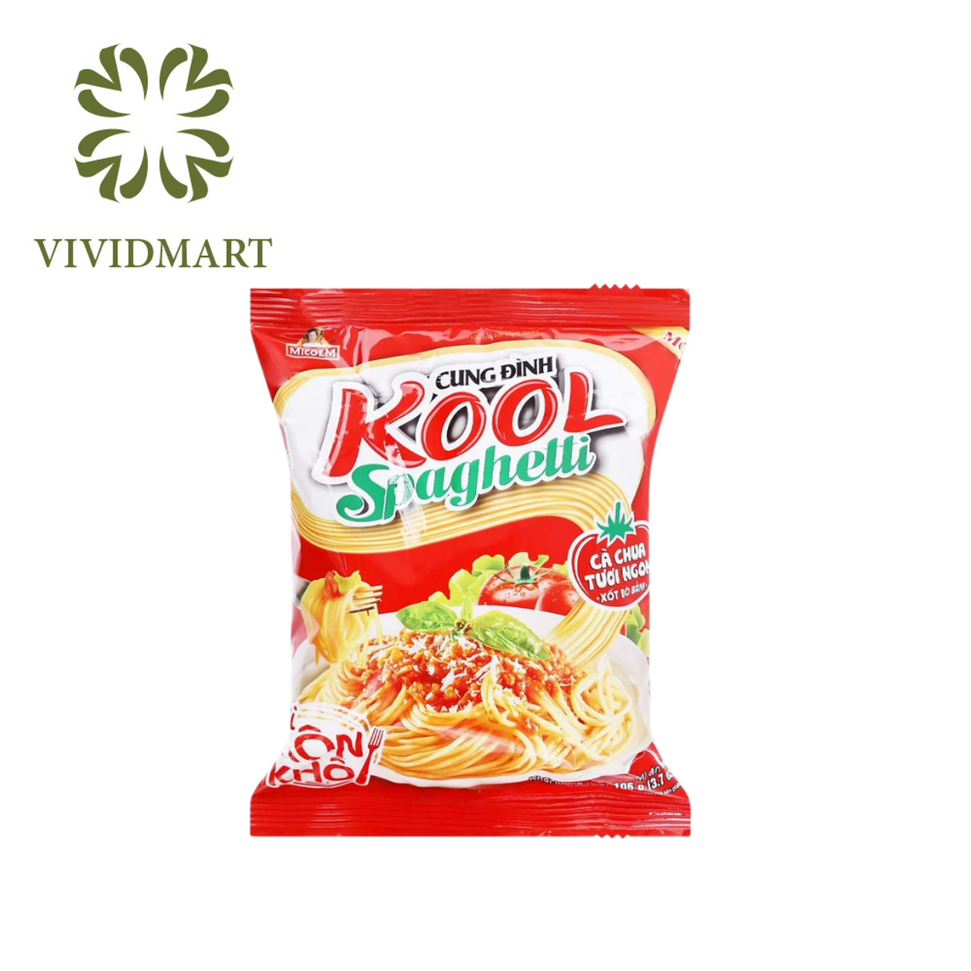 [1 PACKAGE] - CUNG DINH KOOL SPAGHETTI FLAVOUR (105G/PACKAGE)