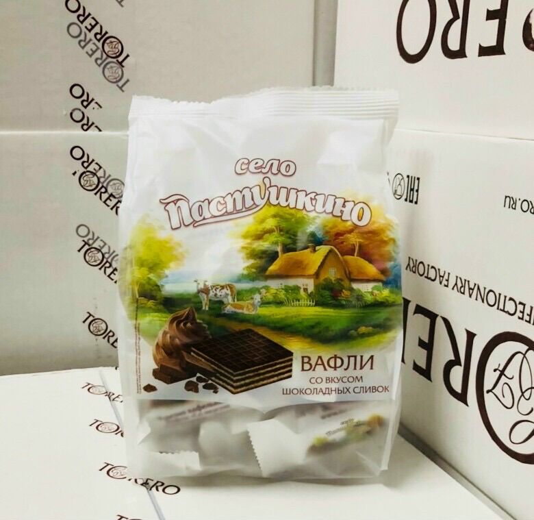 Bánh xốp Celo Nga 250g vị sữa và socola