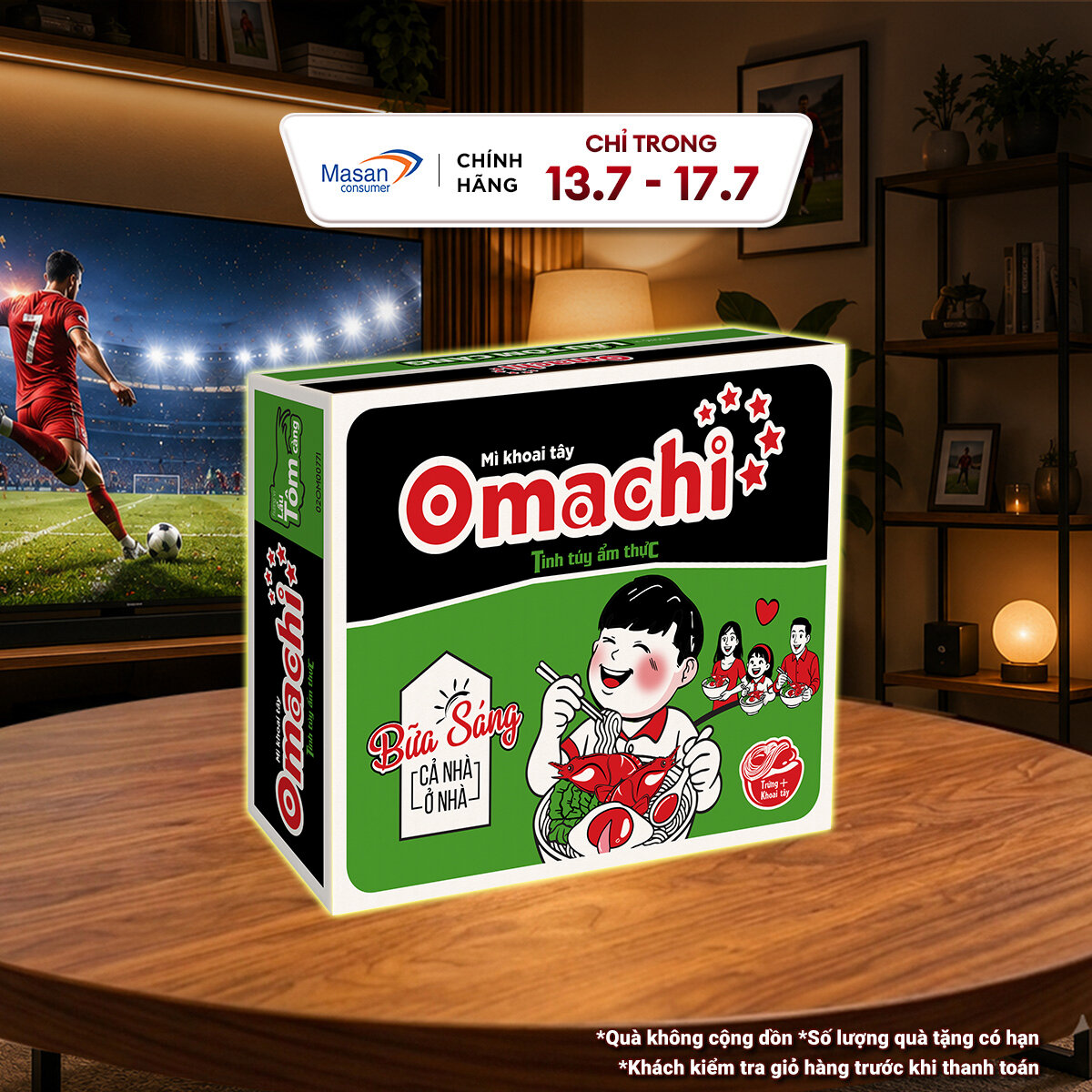 Mì dinh dưỡng khoai tây Omachi mì tô