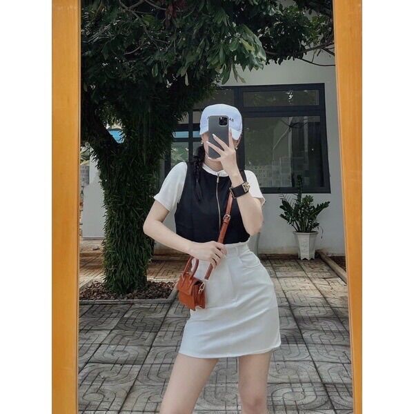 Chân Váy KaKi Chữ A M506