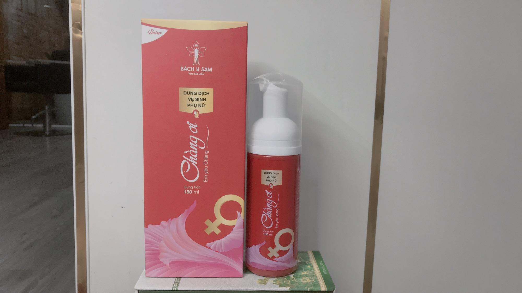 DUNG DỊCH VỆ SINH PHỤ NỮ CHÀNG ƠI BẠCH LINH BÁCH Y SÂM NHẤT MỘC HƯƠNG  bl33[150 mL ]Dạng Bọt