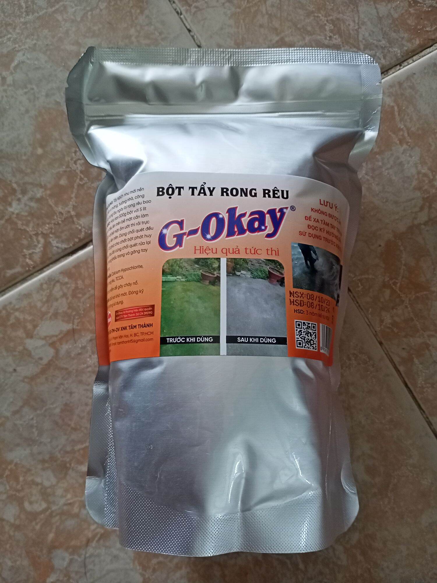 Bột tẩy rong rêu