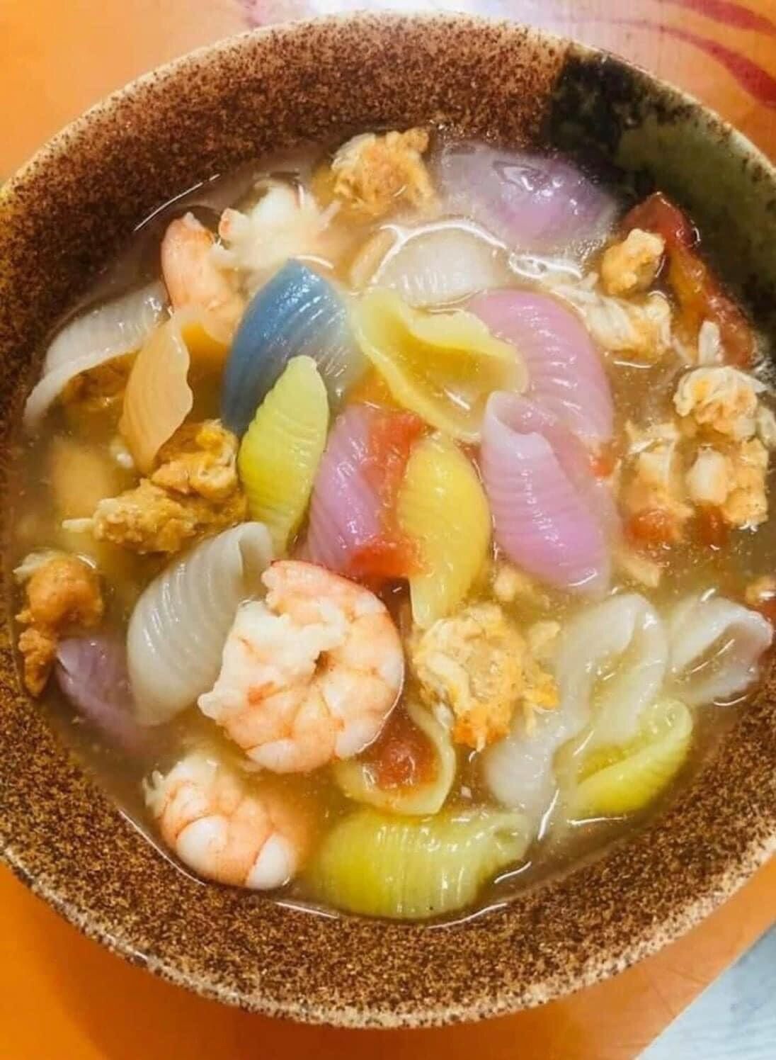 NUI SÒ RAU CỦ  1kg ( nui rau củ tự nhiên ) 🐚🐚