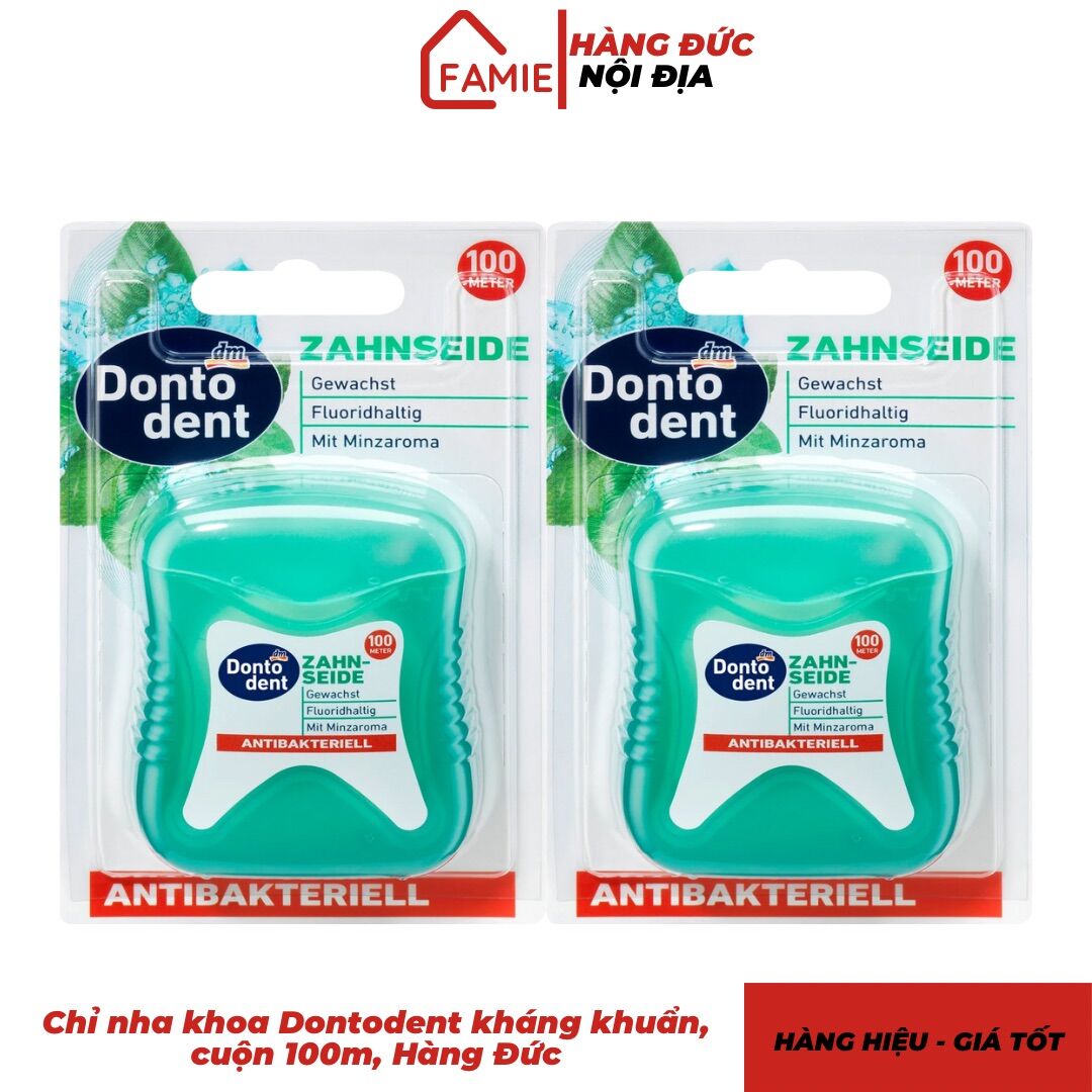 Chỉ nha khoa Dontodent an toàn cho răng nướu nhạy cảm - Hàng Đức