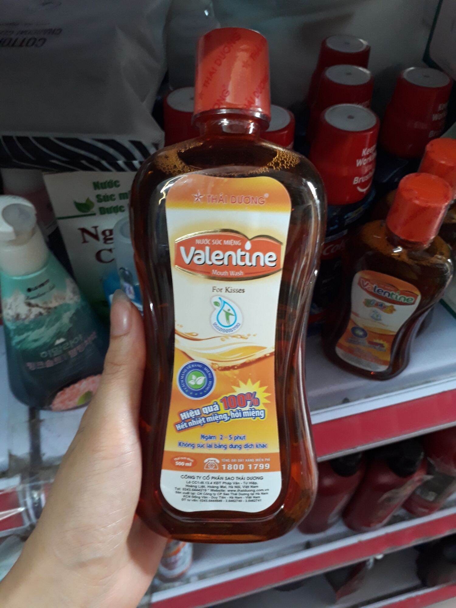 Nước xúc miệng valentine 500ml