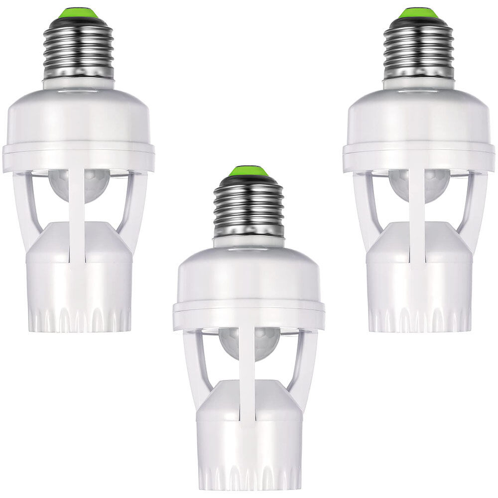 AC100-240V E27 Ổ cắm chuyển đổi với PIR cảm biến chuyển động Ampoule LED E27 đèn cơ sở thông minh chuyển đổi ánh sáng bóng đèn giữ đèn