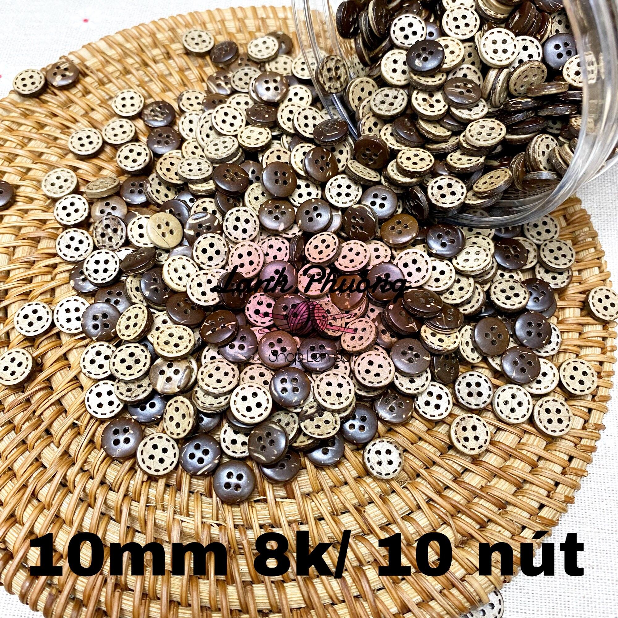 Nút Gỗ Dừa (set 10 cái)