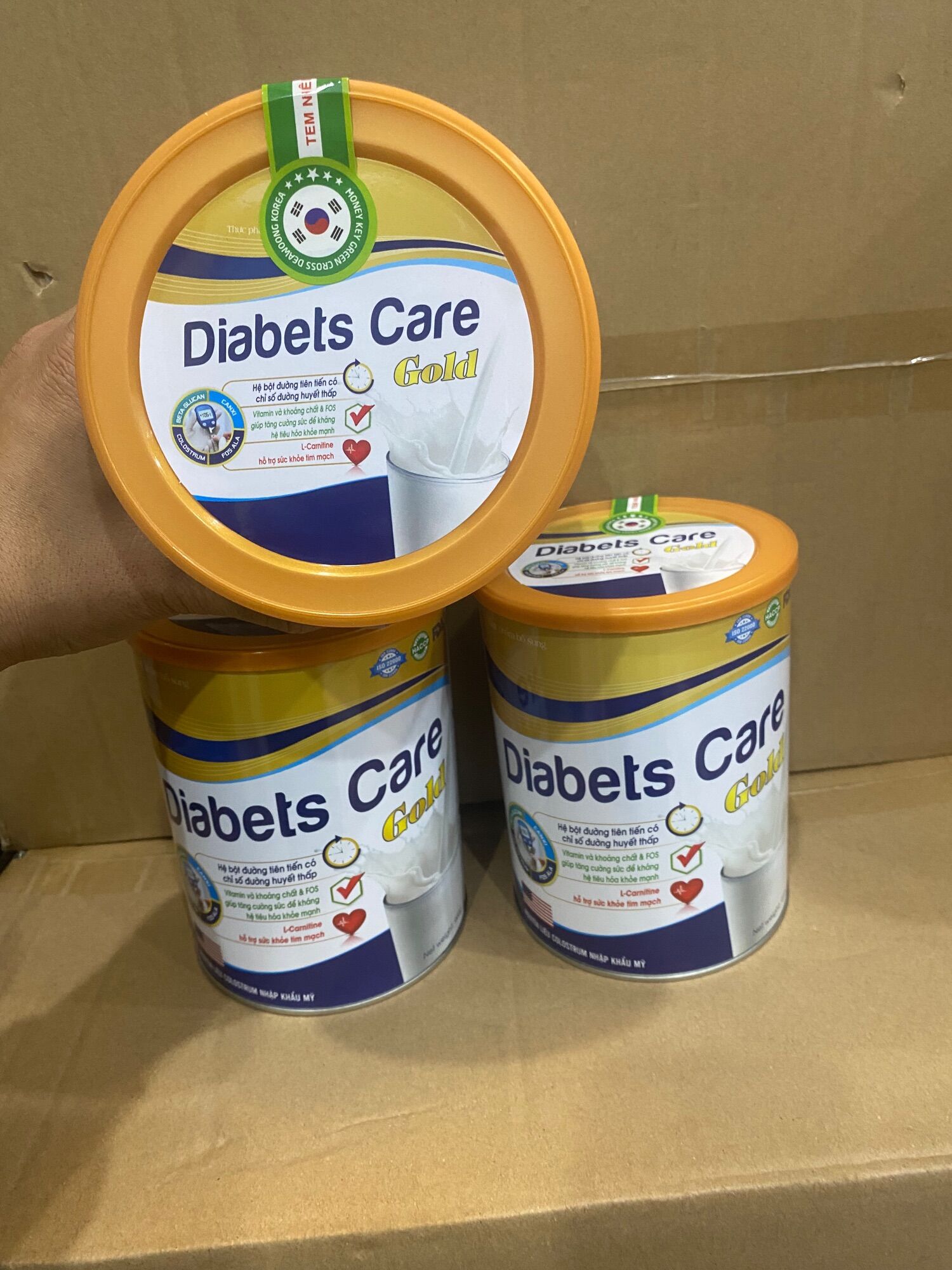 Sữa Tiểu Đường DIABETS CARE GOLD (lon 900g datte mới 2025 )