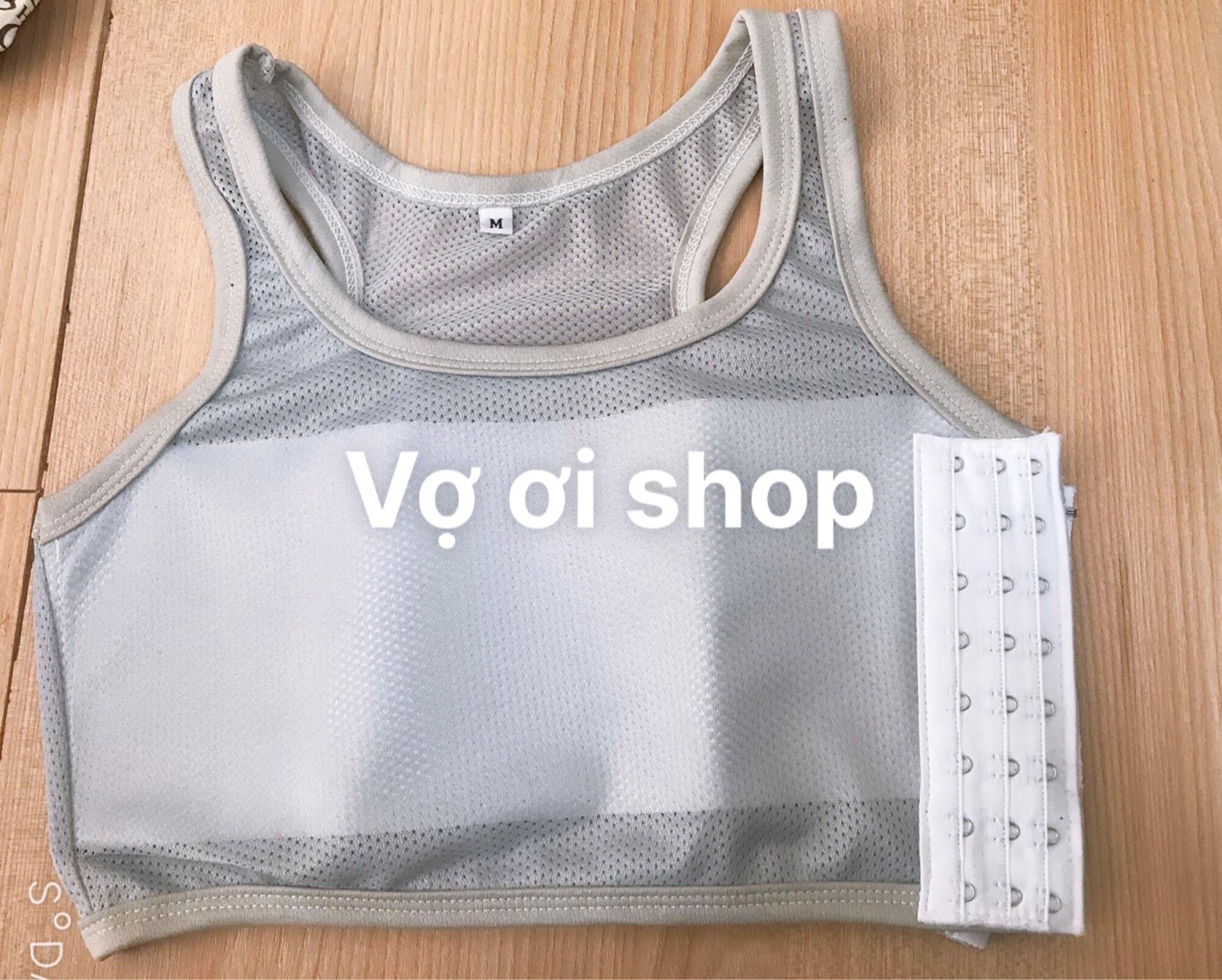[ Hỏa Tốc ]Áo Nịt Ngực Tomboy - Lưới Thoáng Mát [ Bản Bó Trước Ngực ]