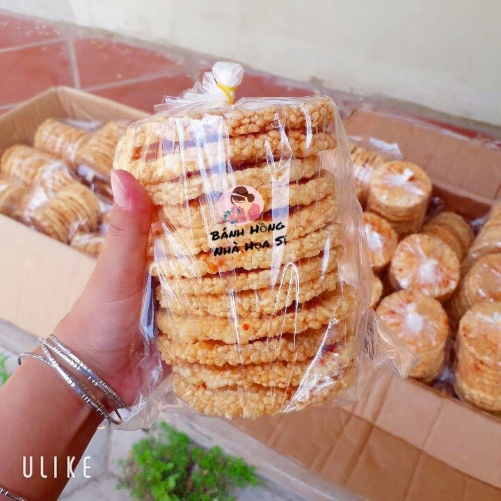 Cơm cháy mắm tỏi bịch 12 cái
