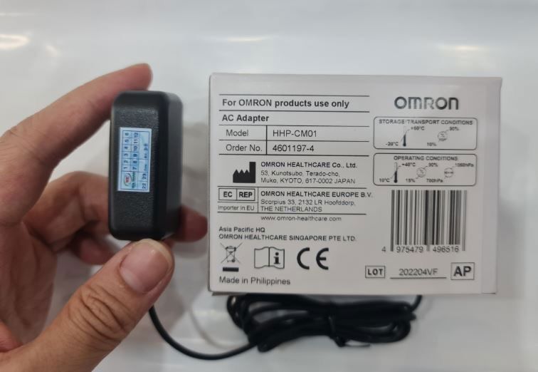Omron blood pressure monitor power adapter