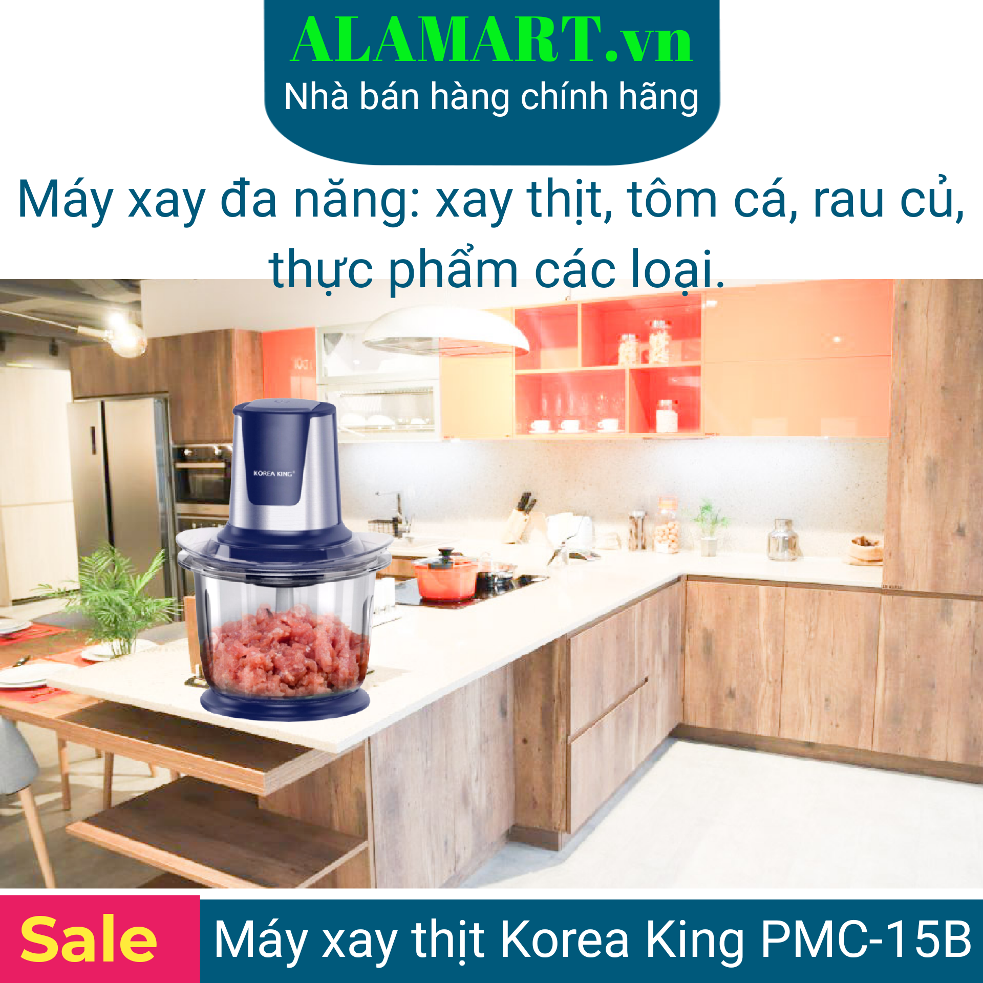 MÁY XAY THỊT KOREA KING PMC-15B