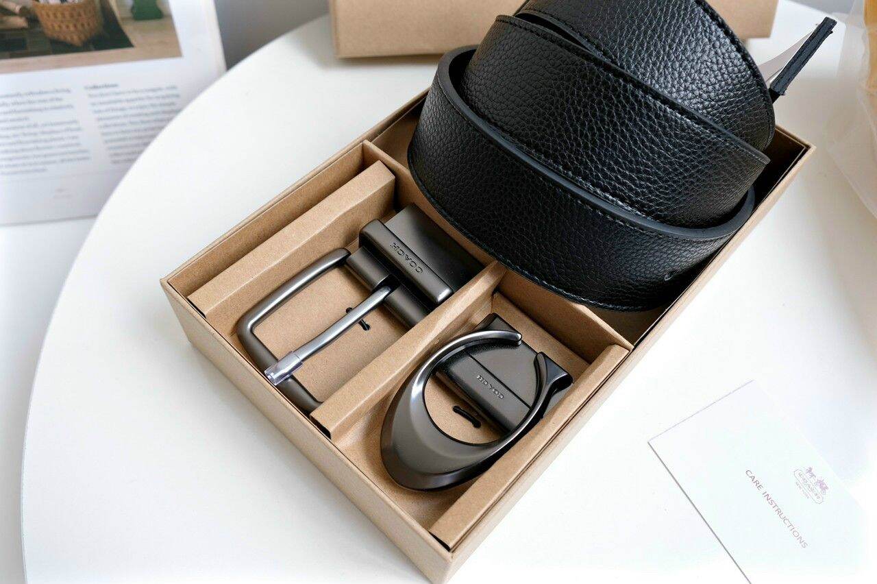 [HCM]SET THẮT LƯNG COACH 2 MẶT SIÊU SANG