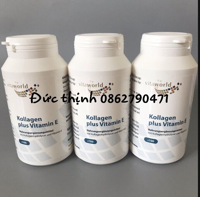 Viên Uống Collagen Vitamin E Vitaworld - Nội Địa Đức