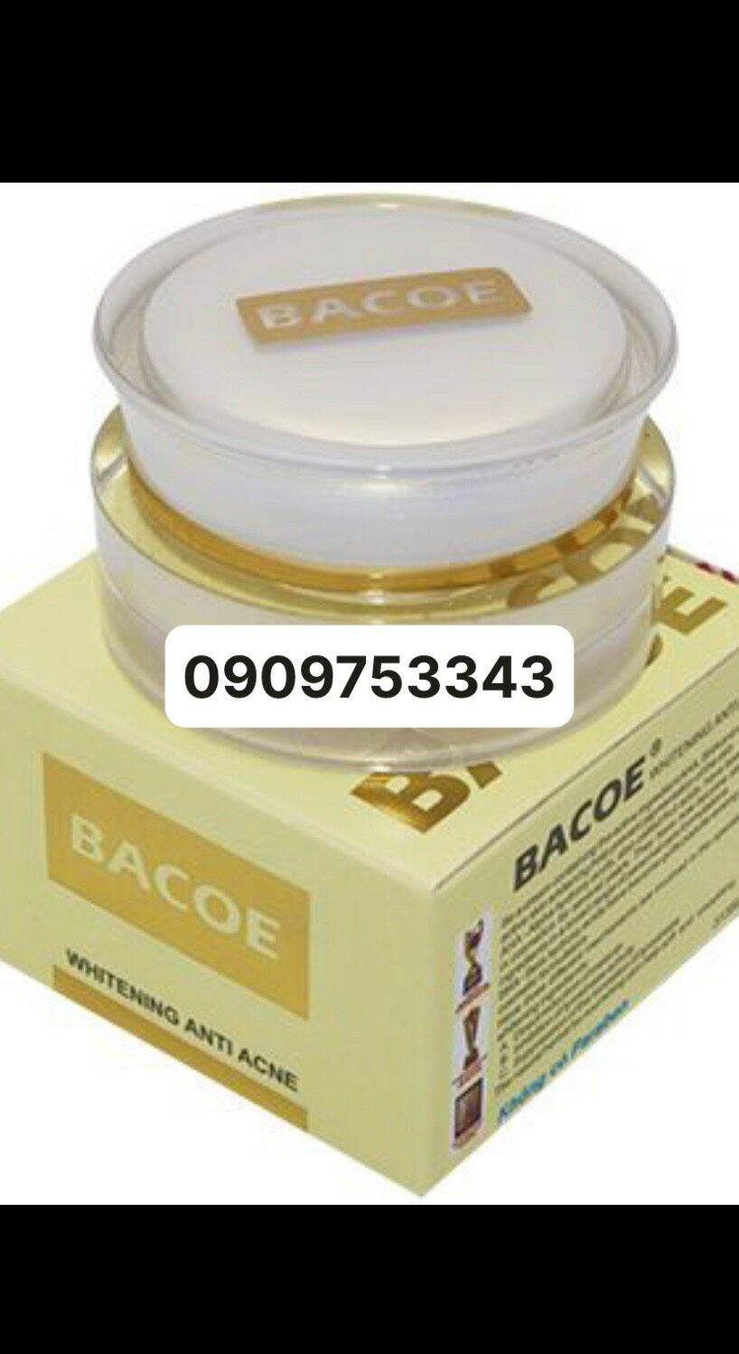 Kem Bacoe mụn thâm trắng da giảm sẹo 10g