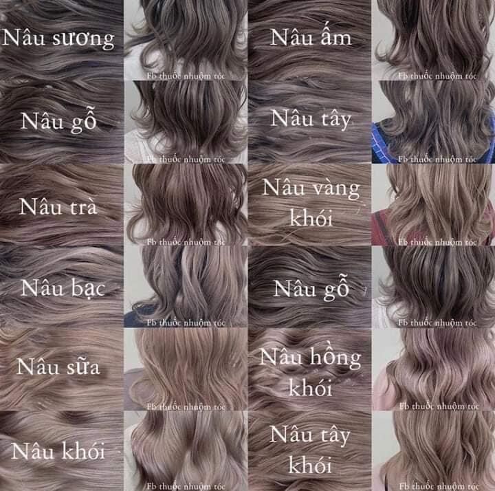 (SALE CHÍNH HÃNG) Nhuộm Tóc Hàn Đủ Màu (Chưa kèm oxi trợ nhuộm)-Lên Màu chuẩn