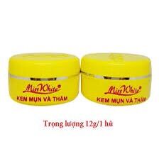 Kem sạch mụn Miss white 12g