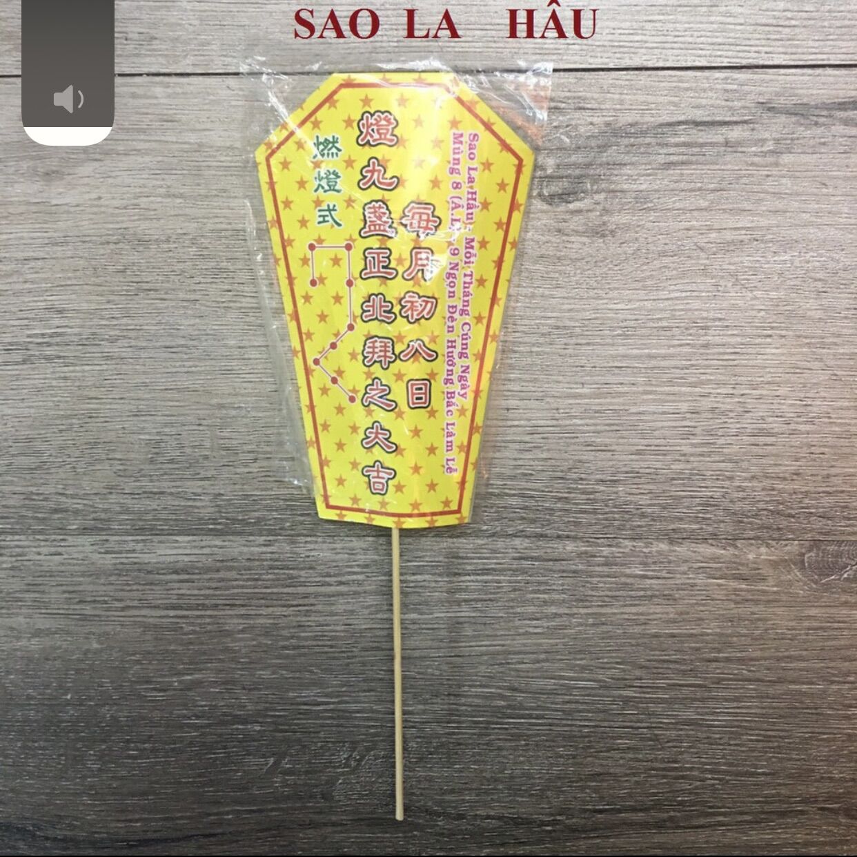 [ VÀNG MÃ ] BÀI VỊ CÚNG SAO GIẢI HẠN HÀNG NĂM