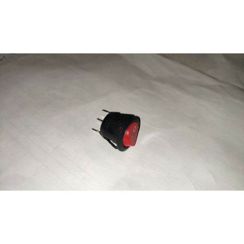 Công tắc bập bênh tròn đỏ - ON-OFF 2/3 chân