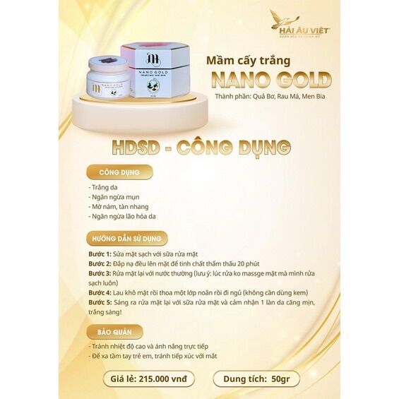 MẶT NẠ BƠ cấy trắng da