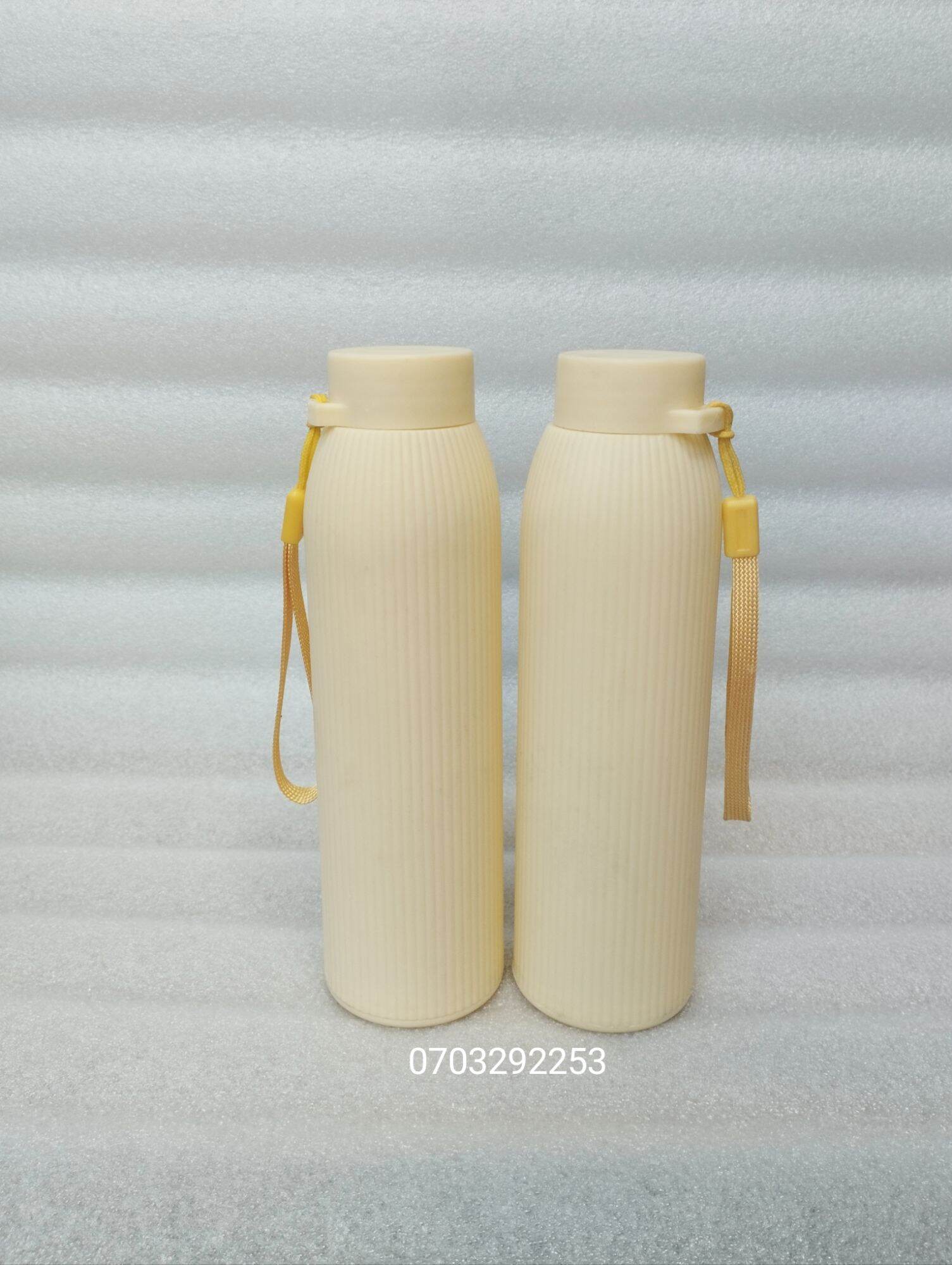 (HCM) Combo 3 bình nước thủy tinh bọc nhựa 350ml(màu ngẫu nhiên)