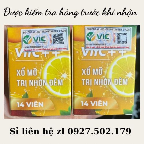 (Có tem chính hãng) Viên xổ mỡ đêm VITC nhà kẹo dứa - Xổ mỡ hiệu quả an toàn chính hãng