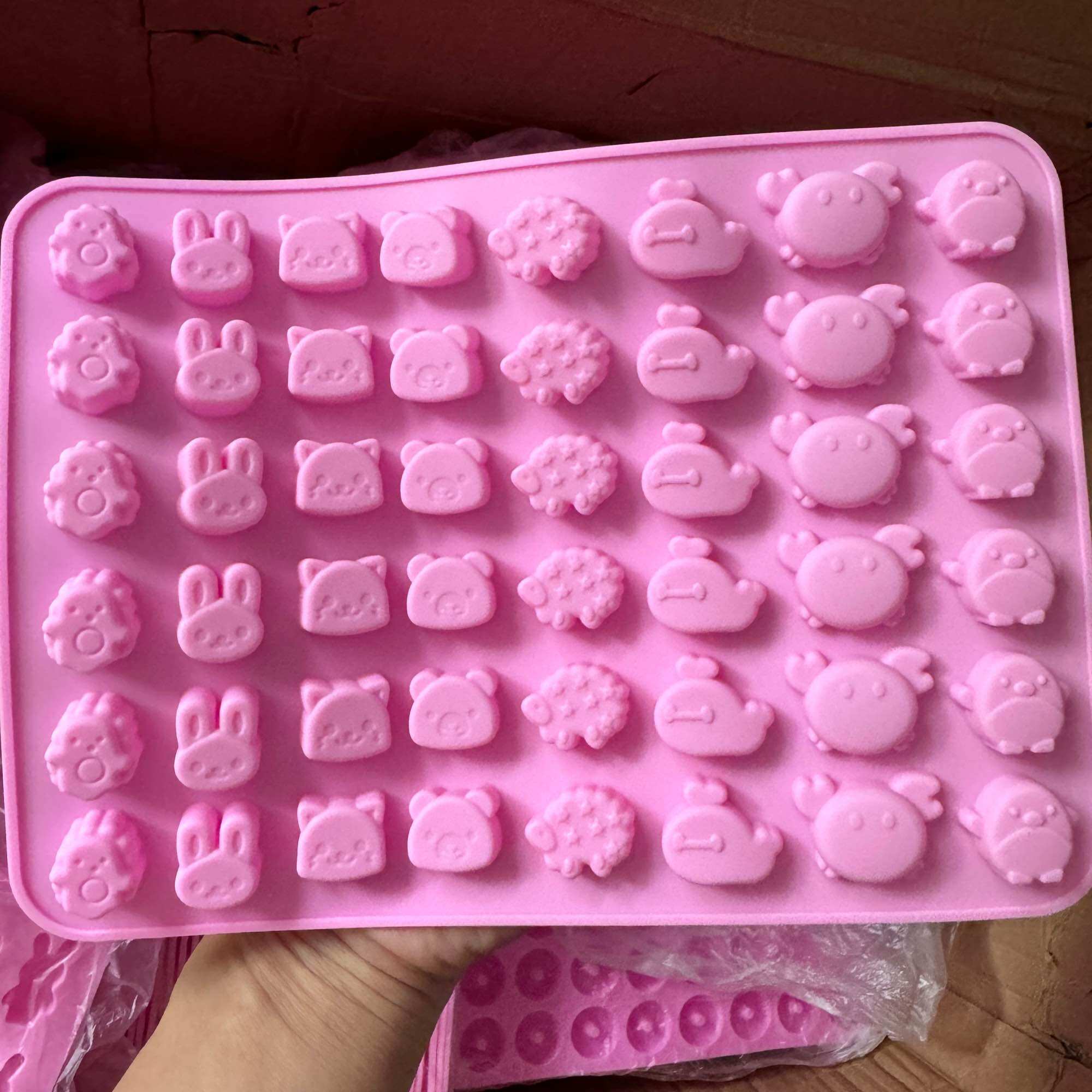 Khuôn kẹo chip, khuôn kẹo dẻo silicone nhiều mẫu