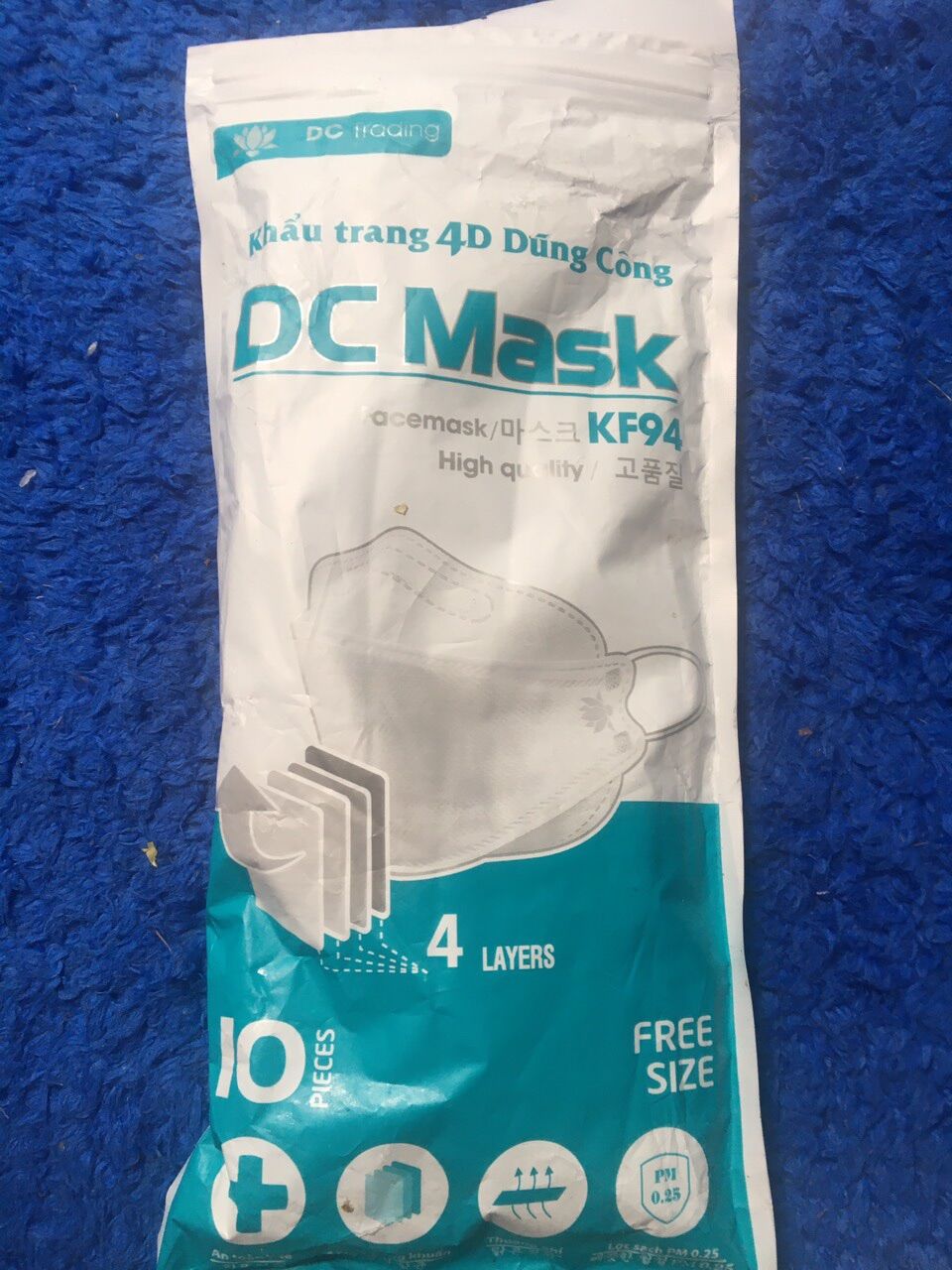 1 Thùng Khau Trang K94 4D Mask 300 cái