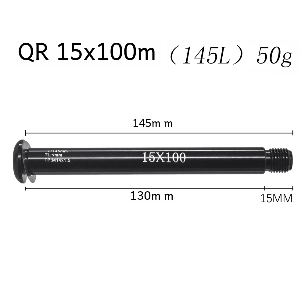 Mtb dĩa qr15x100 qr15x110mm thru trục lever phụ kiện cáo sc 32 34 36 series trước 50g