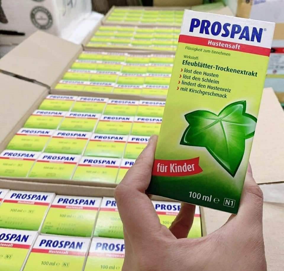 Siro Prospan Đức 100ml - Siro ho long đờm chính hãng