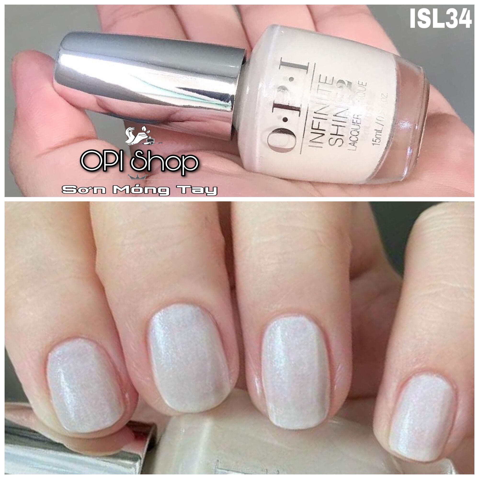 Sơn nắp bạc lạnh - sơn móng tay opi