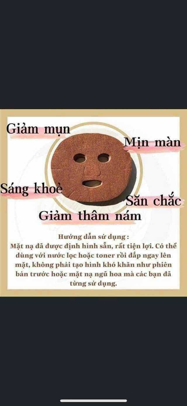Mặt nạ hạt ngũ hoa combo 50 miếng