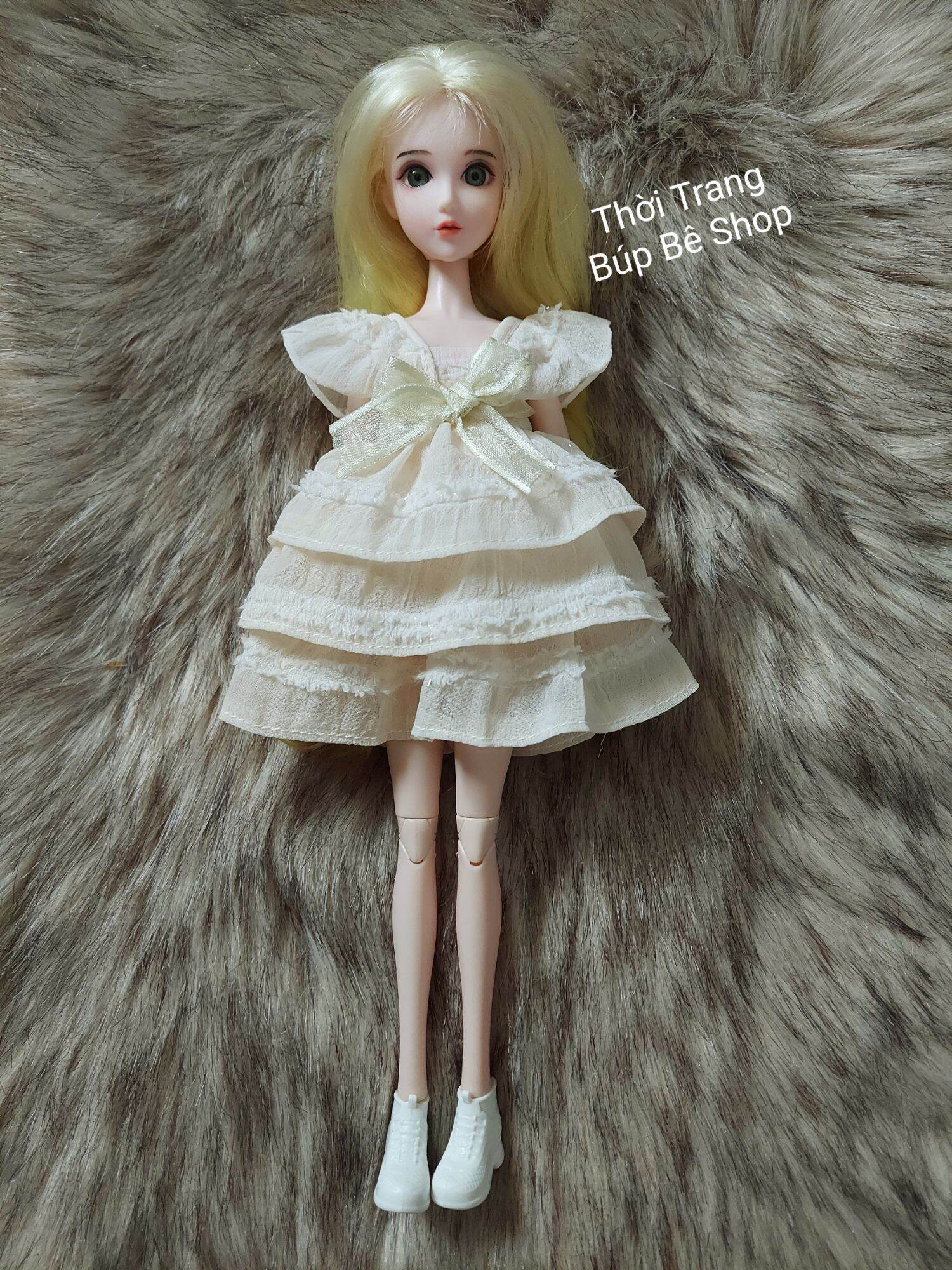 Đầm xinh cho búp bê,shop có size. barbie,xinyi,30cm...