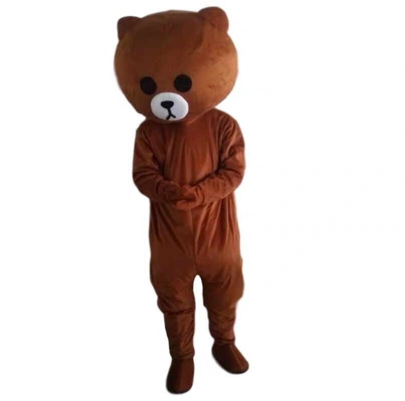 MASCOT BROWN GẤU LẦY đầu 35cm