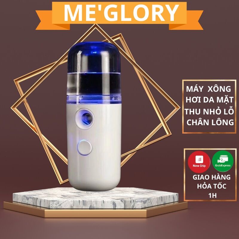 [Xả kho 3 ngày + Tinh Dầu 100ml] Máy phun sương xông hơi da mặt mũi họng phòng cảm cúm covid giúp se khít lỗ chân lông cho da căng bóng mịn màng giá rẻ