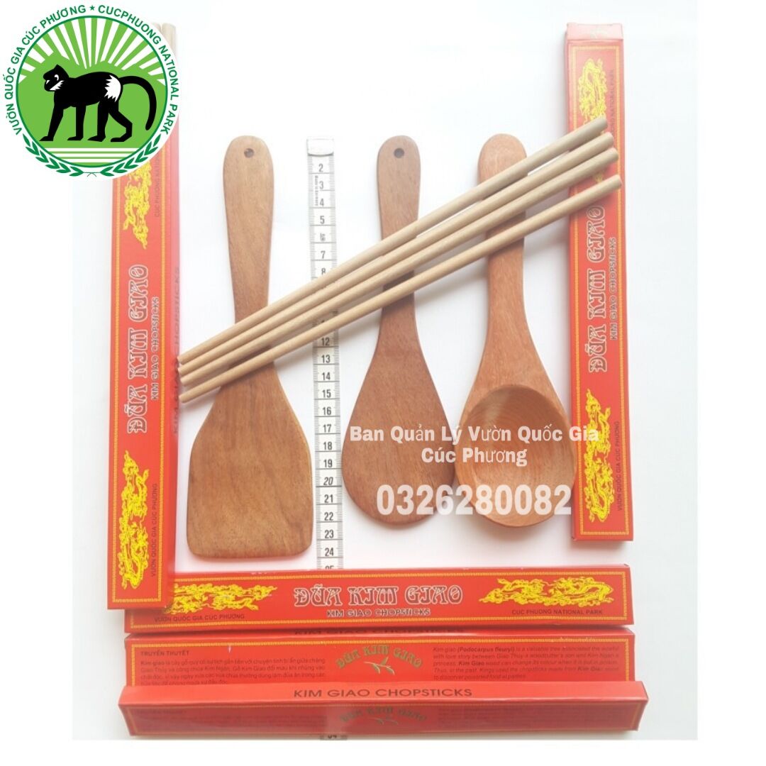 Đũa gỗ kim giao rừng cúc phương - đũa ăn cao cấp