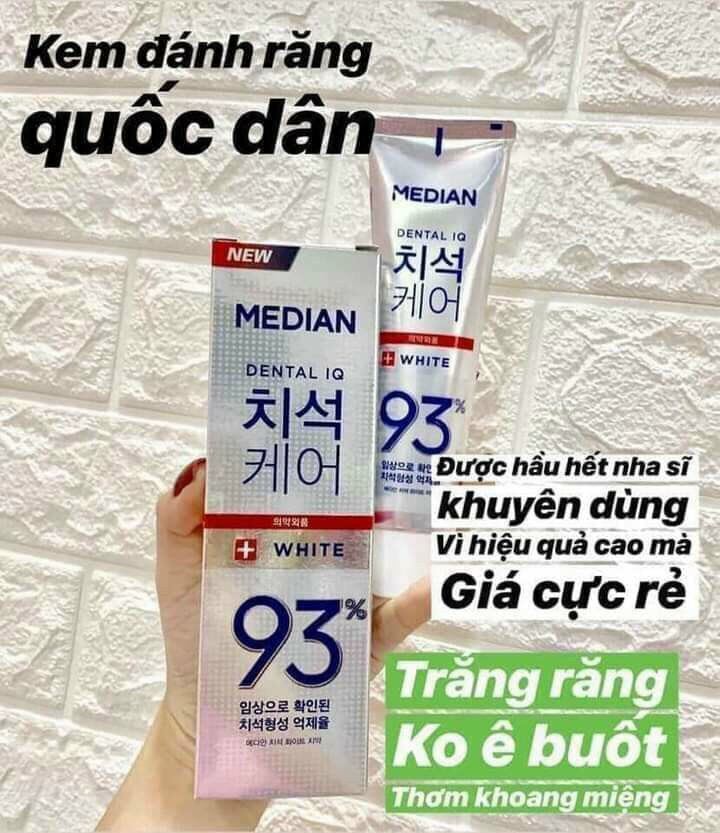 [Chính Hãng] Kem Đánh Răng Median 93% Toothpaste Hàn Quốc 120G