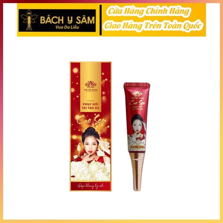 Cao Sẹo Bạch Linh Bách Y Sâm Nhất Mộc Hương - Phục Hồi Tái Tạo Da Tức Thì - Tuýp 10gr (Mới nhất)