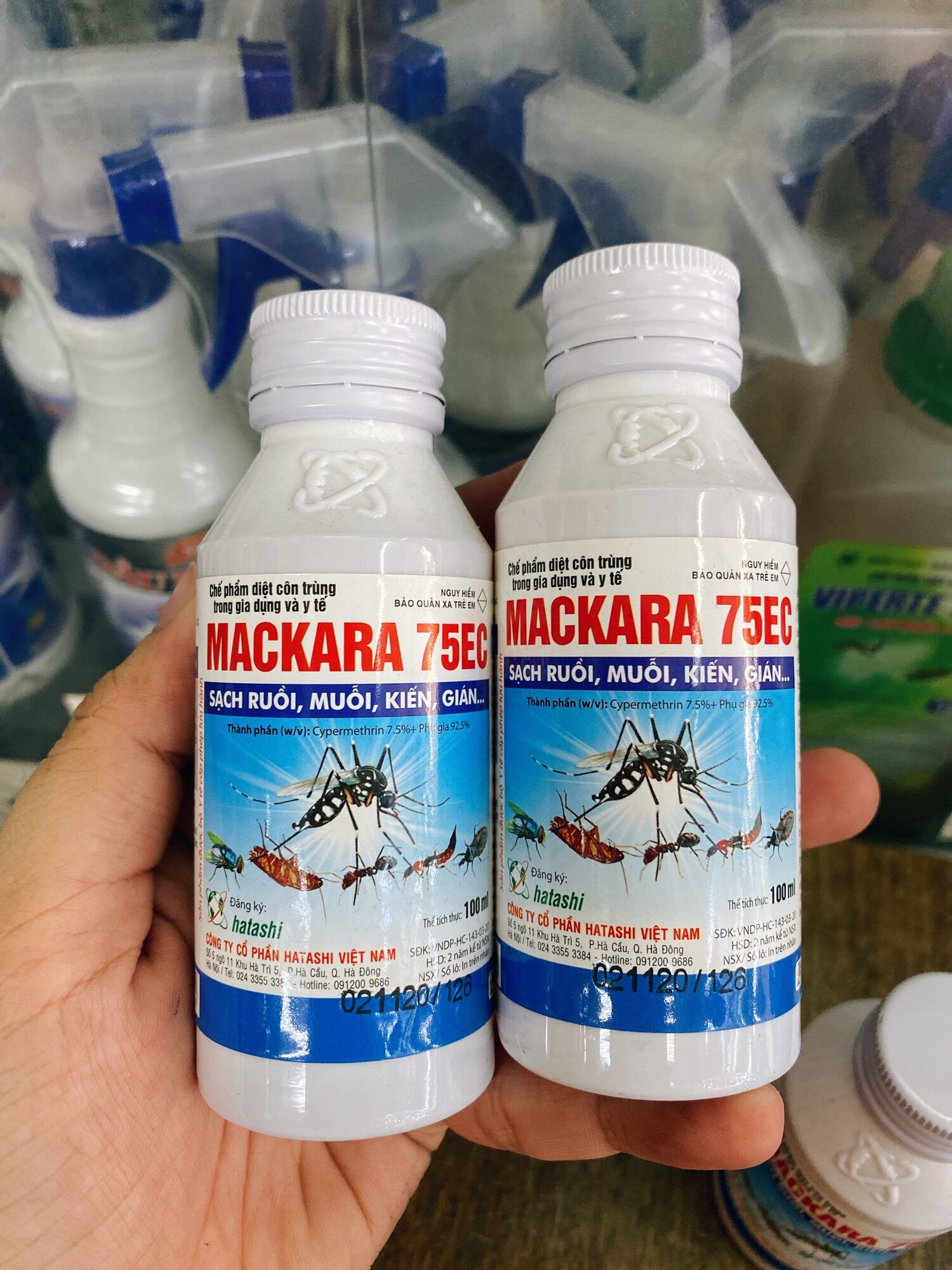 Mackara 75Ec - Chế phẩm diệt ruồi, muỗi, kiến, gián