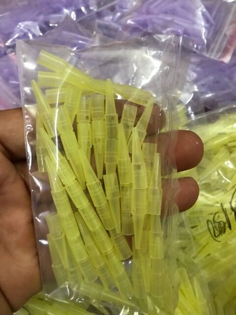 [ túi 100 ngòi ] Ngòi 1,3,5,7 có lỗ thông mực phun xam. Giúp ra mực đều khi phun dùng đc các dòg máy Giansun, IDM.... [túi 50ngoi]