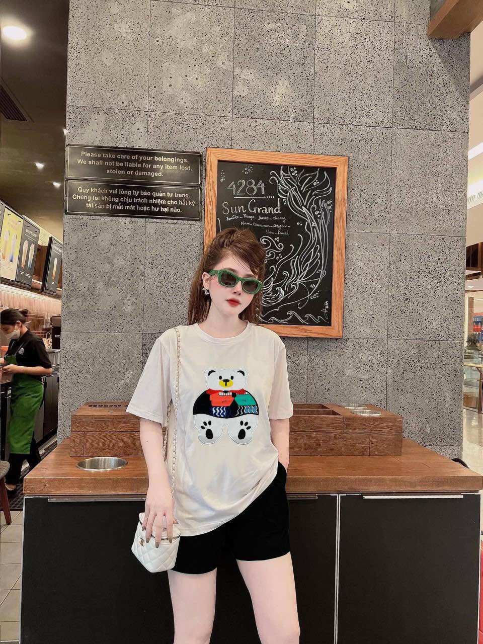 SÉT BỘ SHORT COTTON THÊU CAO CẤP
