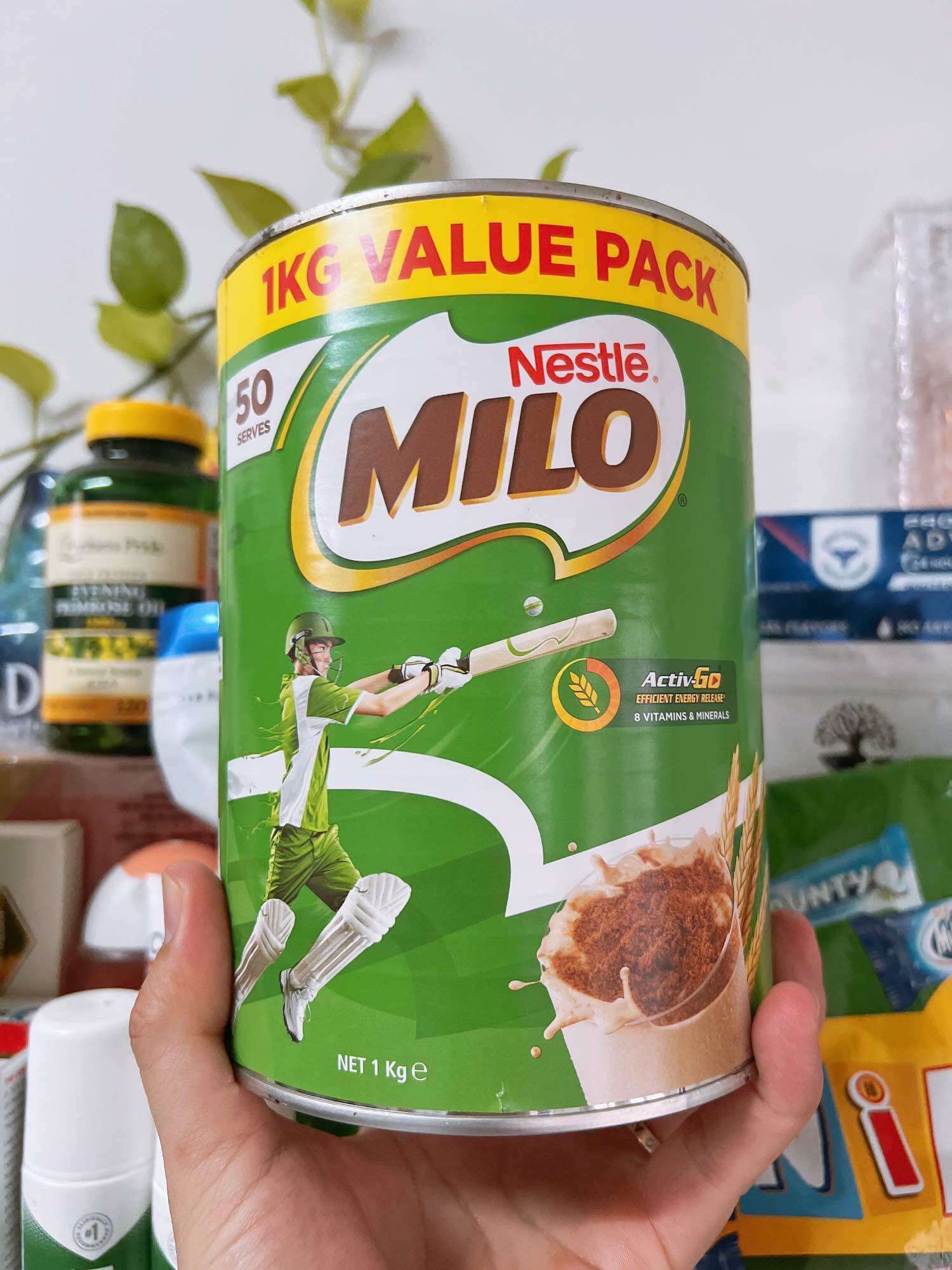 Milo Úc Nestle Activ-Go hộp 1kg - Date 11 2024.