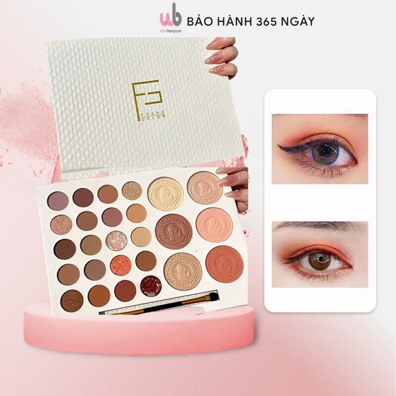 Bảng Phấn Mắt 26 Màu Sắc Da Frank Color