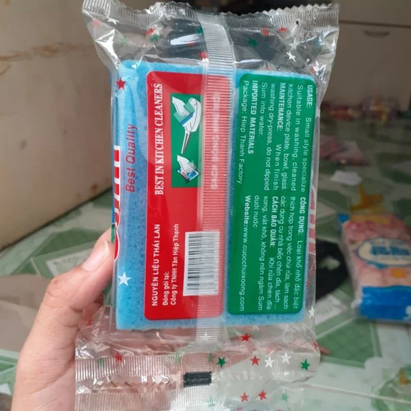 Miếng mút rửa chén tạo bọt Sum/Samran//Dura
