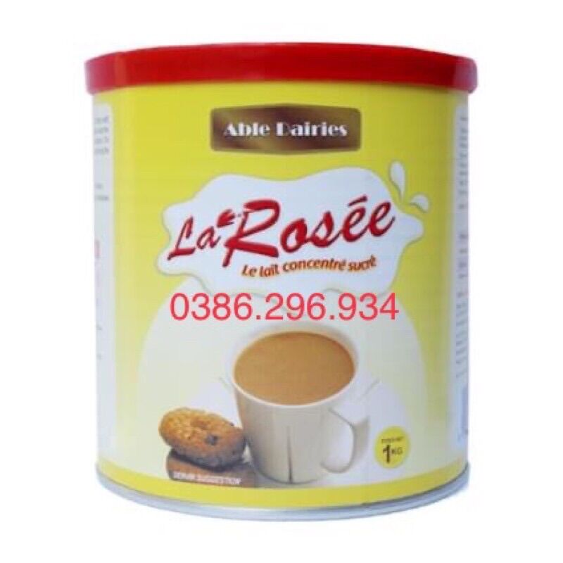 Sữa đặc larosee 1kg/ lon - sữa đặc có đường la'rosee malaysia 1kg nắp đục & nắp giật