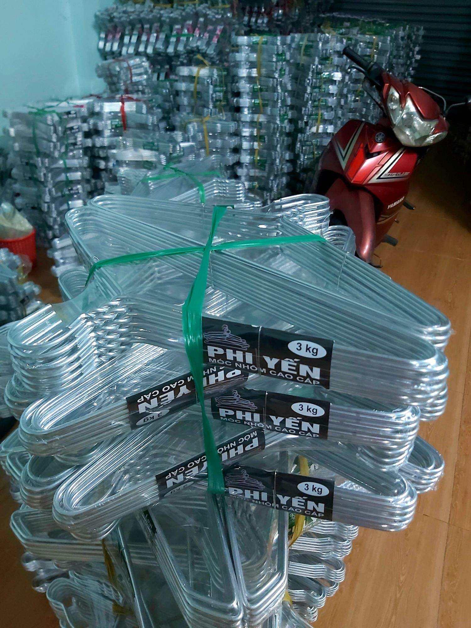 Combo 100 móc treo nhôm cổ điển kiểu tròn 3kg