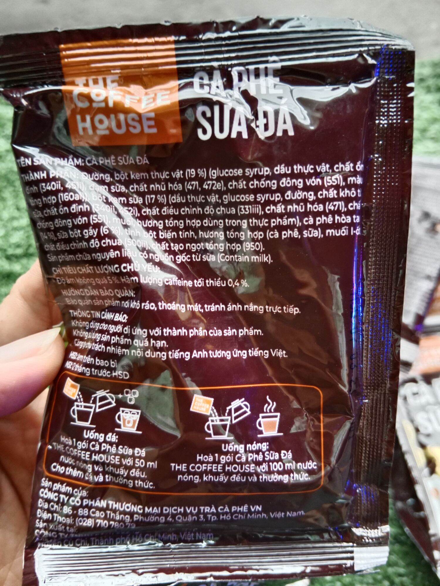 [Dây 10 gói/22g] Cà phê Sữa Đá Hoà Tan THE COFFE HOUSE