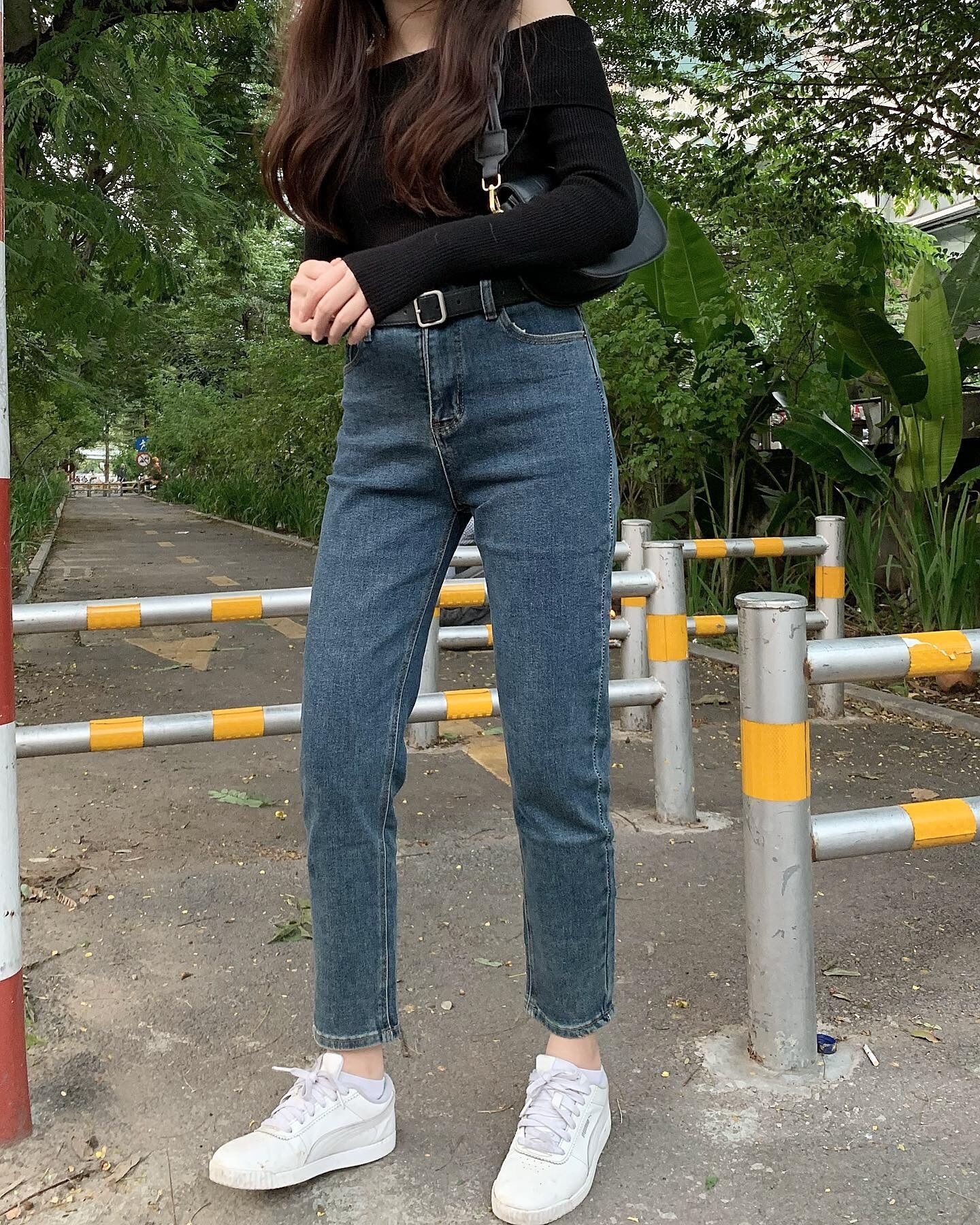 Quần slim baggy jeans B109